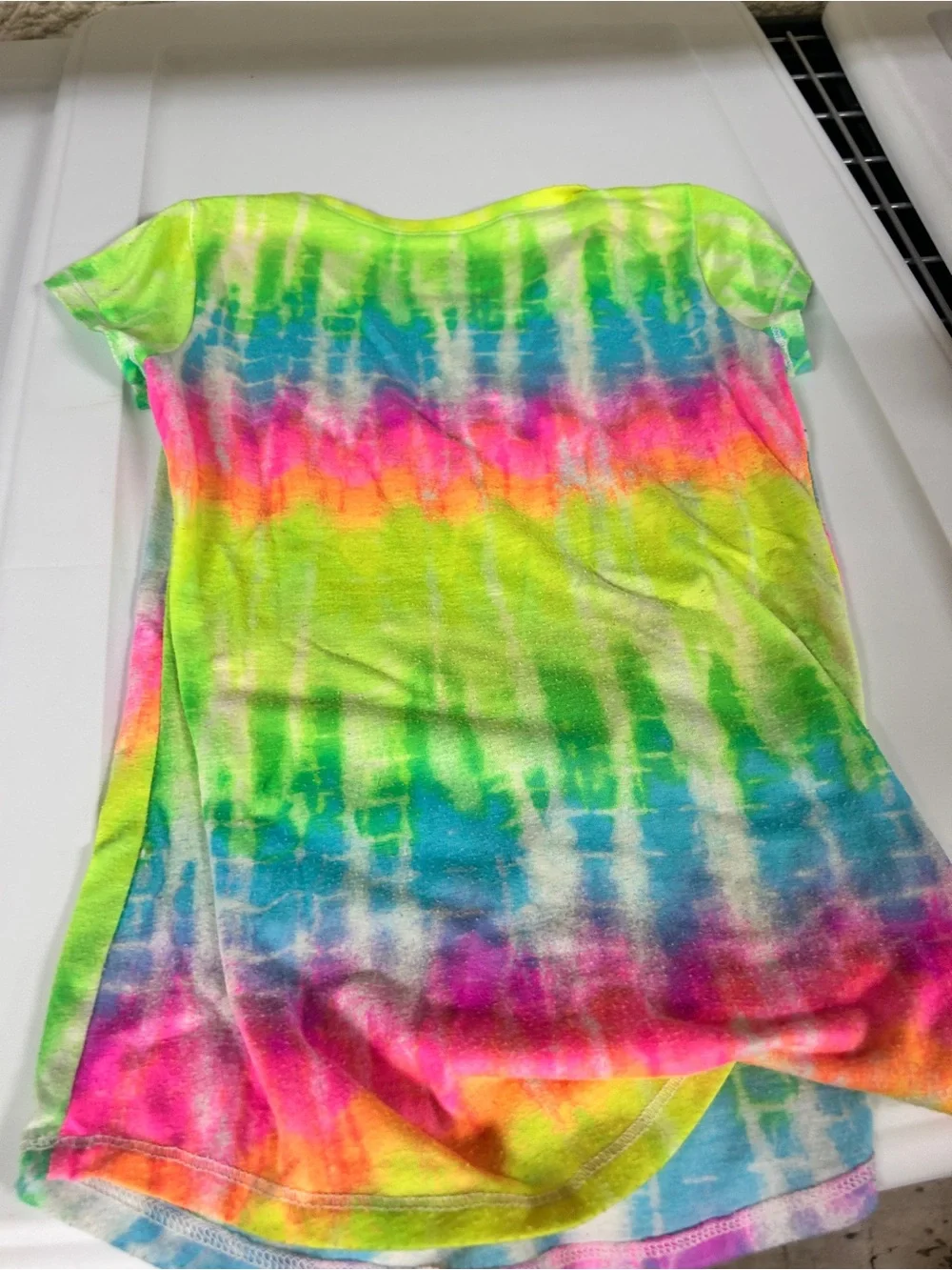 Justice Girls neon Tie-Dye Tee